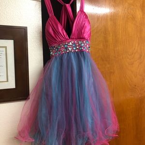 Pink and Turquoise night dress